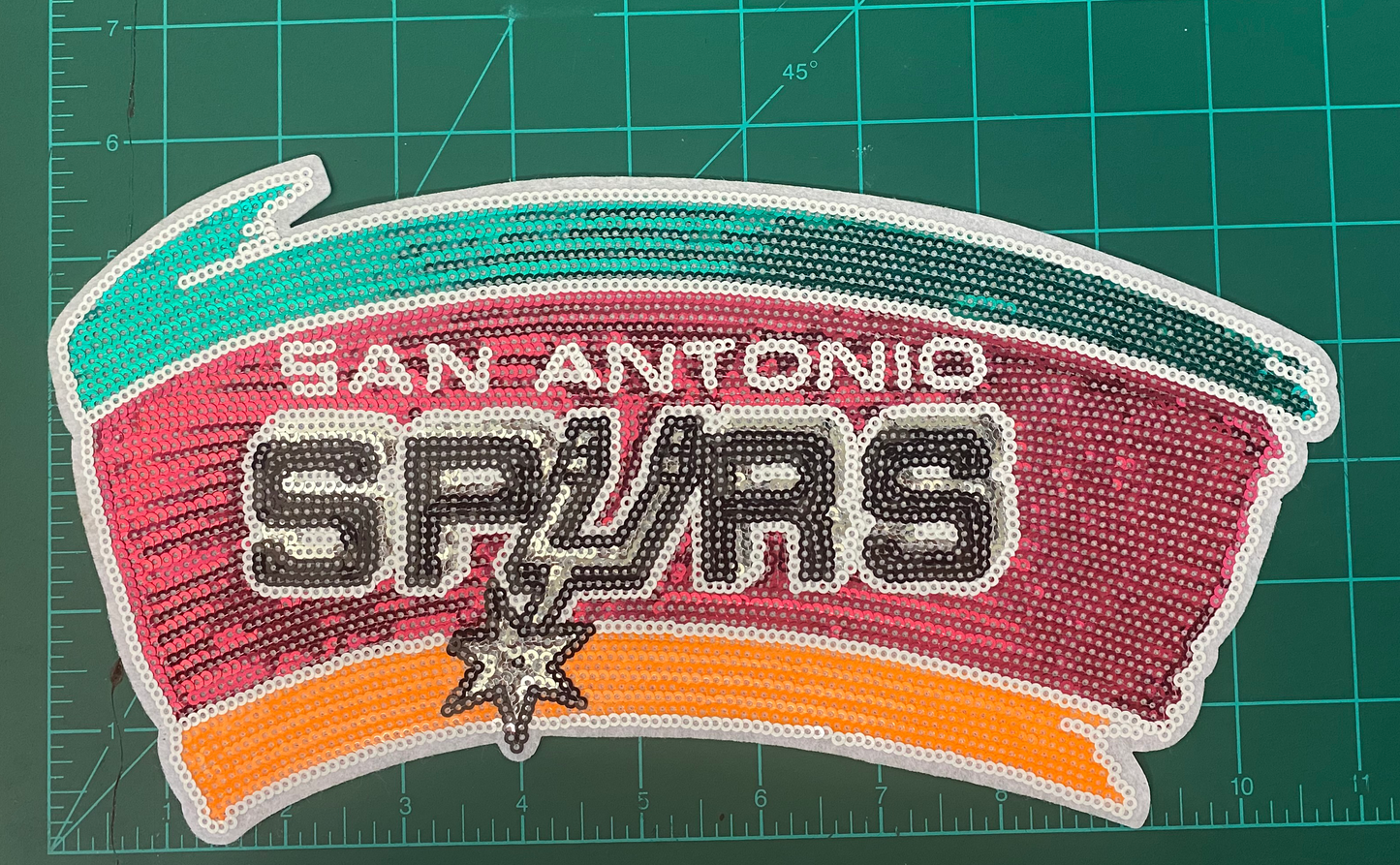 Sequence Retro Spurs Logo