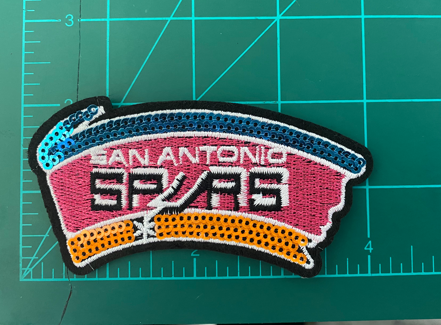 Spurs Retro Logo Hat Patch