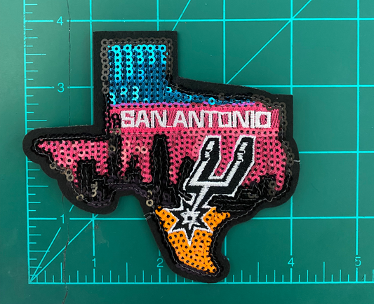 Sequence Texas Skyline Spurs Hat Patch